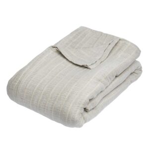 Ask sengeteppe - 240x260 cm - Norø - Green