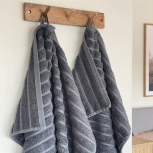 Bambushåndklær - Zero Twist - Grå - Pakke med 4 deler - Prima