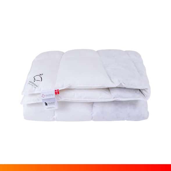 Dundyne 140×200 cm – Hyrdinnen – moskusdun/ederdun – varm dyne