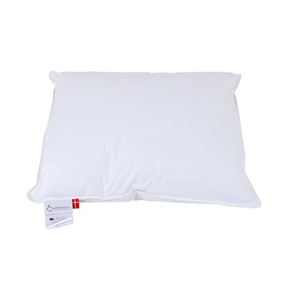 Dunpute – Snødronningen – gåsedun – Lav pute – 60×63 cm