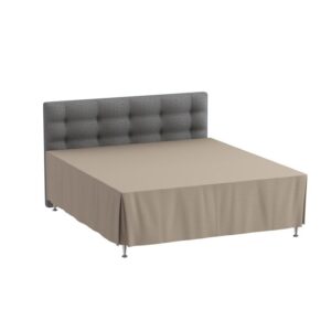 Kappelaken 140x200x42 cm - sand - bomullssateng