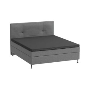 Overmadrasslaken 140x200 cm - svart - organisk bomullssateng