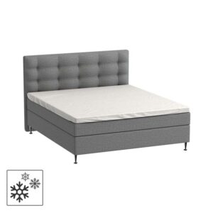 Overmadrasslaken 150x200 cm - hvit - 100% bomull - cool feel