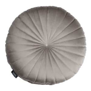 Pyntepute Nervøs Fløyel Ø40 cm - Sibba - Taupe