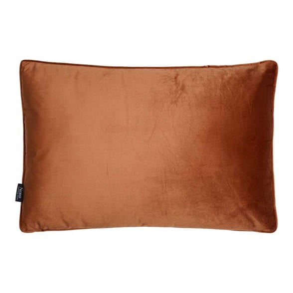 Pyntepute nervøs fløyel 40×60 cm – Hilda – Rust