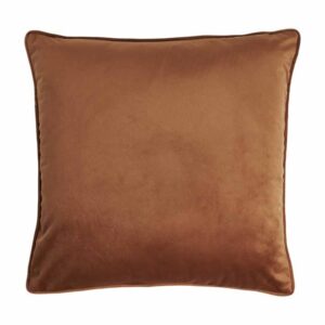 Pyntepute Nervøs Fløyel 45x45 cm - Hilda - Rust