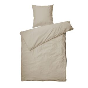 Sengesett 140x200/50x70 cm - Stonewash - Taupe