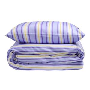 Sengesett 140x200/60x63 cm - Elliot - Blue Stripe- bomullssateng