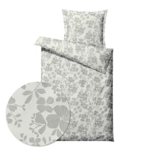 Sengesett 140x220/50x70 cm - Stencil off white - Bomull - Södahl