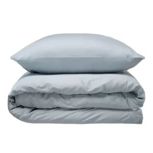 Sengesett 140x220/60x63 cm - Blocks Grey - bomullssateng