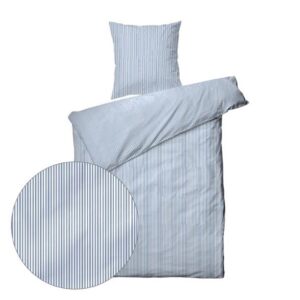Sengesett 140x220/60x63 cm - Nano Krepp Blå