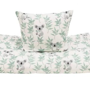 Cozy | Sengesett | Koalabjørn | 80x100/35x40 | Grønn