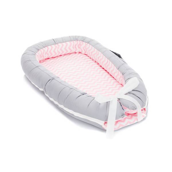 Fillikid | Babynest | Rosa mønster