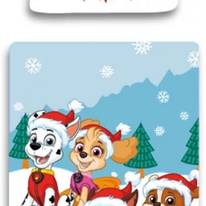 Julesengetøy Paw Patrol - 100% bomull - 140x200 cm - 2 i 1 - Holiday helpers