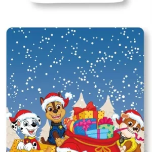 Julesengetøy Paw Patrol - 100% bomull - 140x200 cm - 2 i 1 - Winter wonderland