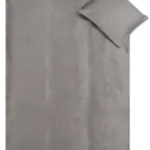 Junior sengetøy 100x140 cm – Grå - Bambussengetøy - Sateng - 100% Bambus - Nature By Borg