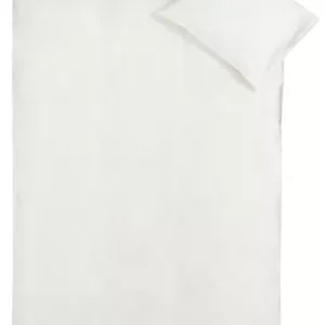 Junior sengetøy 100x140 cm - Hvit - Bambussengetøy - Sateng - 100% Bambus - Nature By Borg