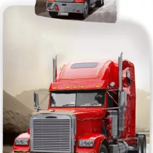 Junior sengetøy - 100x140 cm - Lastebil - 100% bomull