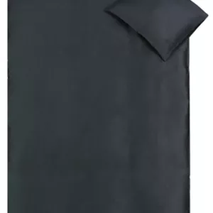 Junior sengetøy 100x140 cm - Mørkeblå - Bambussengetøy - Sateng - 100% Bambus - Nature By Borg