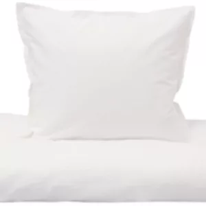 Junior sengetøy - 80x100 cm - Hvit - 100% Økologisk bomull - Dozy