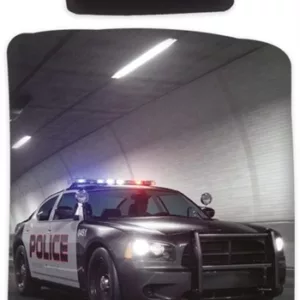 Junior Sengetøy med police - 100x140 cm - 100% bomull