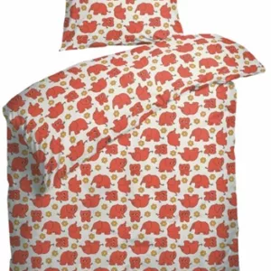 Junior Sengetøy - Night & Day - SoveTrine Orange - 100x140 cm
