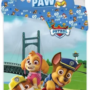 Junior sengetøy - Paw Patrol - 100x140 cm - Go team Paw