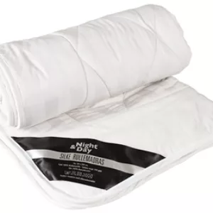 Madrassbeskytter i silke - Enkeltseng 90x200 cm - Temperaturregulerende madrassbeskytter - Night & Day