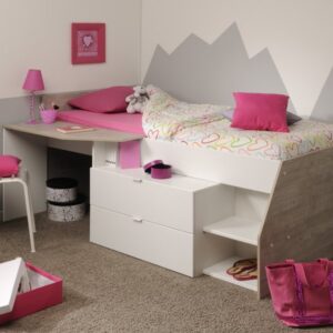 Milky halvhøy seng – SE PRIS!