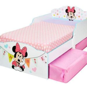 Minnie Mus Barneseng med oppbevaring