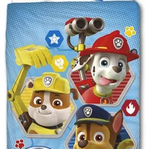 Paw Patrol Sengetøy - 140x200 cm - 2 i 1 sengetøy - 100% bomull
