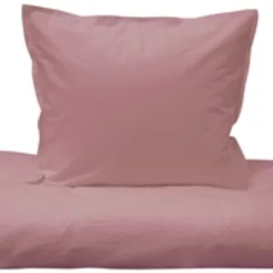Rosa juniorsengetøy - 100x140 cm - Rosa sengesett for juniorer - 100 % økologisk bomull - Dozy