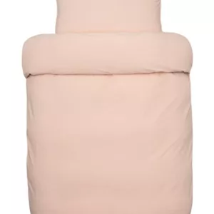 Sengetøy - 100x140 cm - Frøya fersken - 100% steinvasket økologisk bomull - Høie