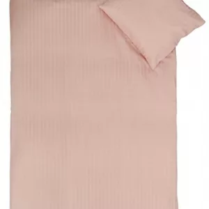 Sengetøy - 100x140 cm - Jacquardvevd - Rosa - 100% bomullsateng