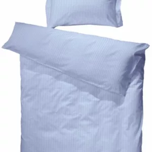 Sengetøy - 100x140 cm - Lyseblå - 100% egyptisk bomullsateng - Turiform