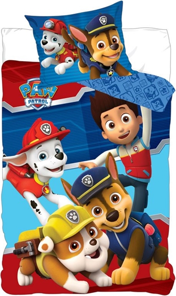 Sengetøy – 100×140 cm – Paw Patrol – 2 i 1 design – 100% bomull