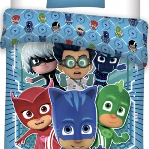 Sengetøy - 140x200 cm - Pyjamashelter - 2 i 1 design - 100% bomull