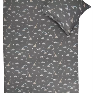 Baby sengetøy - 70x100 cm - 100% Bomullssateng - Construction