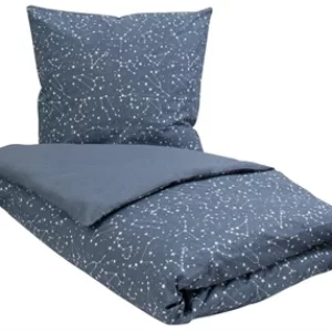 Dobbeldyne sengesett - 200x200 cm - 100% bomull - Zodiac blue​​​​​​​ - Borg Living