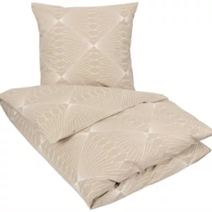 Dobbeldyne sengesett - 200x220 cm - 100% bomull - Diamond sand - Borg Living