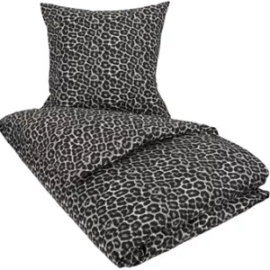 Dobbeldyne sengesett - 200x220 cm - 100% bomull - Leopardflekker​​​​​​​ - Borg Living