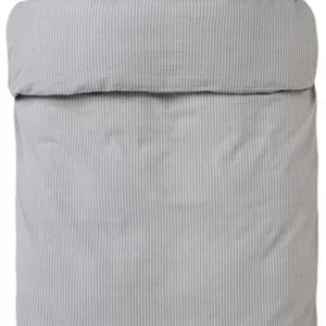 Dobbelt sengesett - Høie of Scandinavia - 200x220 cm - Slumre Grå - Krepp - 100% bomull