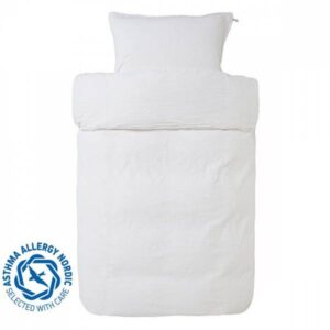 Ensfarget Krepp Sengesett HØIE