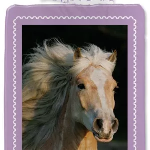 Hestesengetøy - 140x200 cm - Hestesengesett - 2 i 1 design - 100% bomull