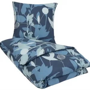 Sengesett 200x220 cm - 100% bomull - Nanna blå - Nordstrand Home