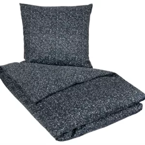 Sengesett 240x220 - Kingsize sengetøy - 100% Bomullssateng - Marble blue