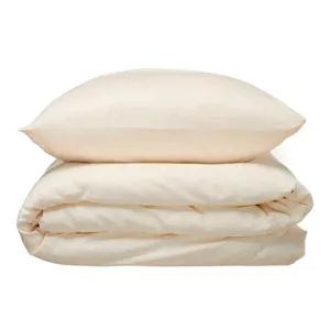 Sengesett 240x220/2x60x63 cm - Block Creme - Bomullssateng