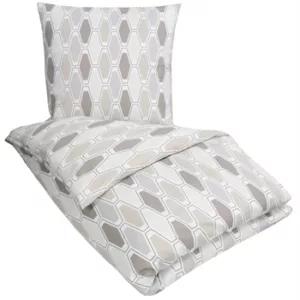 Sengetøy - 140x200 cm - Harlekin Lavendel - Microfiber sengesett