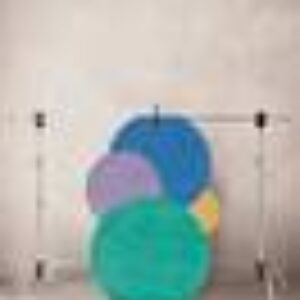 ANGELI bomullsteppe 120x180 cm Blå/grønn