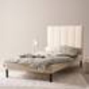 AVELLINO barneseng 90x200 cm Naturhvit